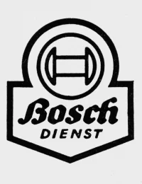 1926: Logo serwisu Bosch. Przedstawiona na ilustracji tzw. latarnia serwisu Bosch została w tym samym roku zarejestrowana jako znak