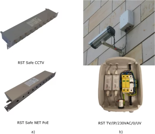 Rys. 7. Dedykowane układy do ochrony systemów VSS (CCTV):