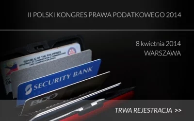 II Polski Kongres Prawa Podatkowego 2014