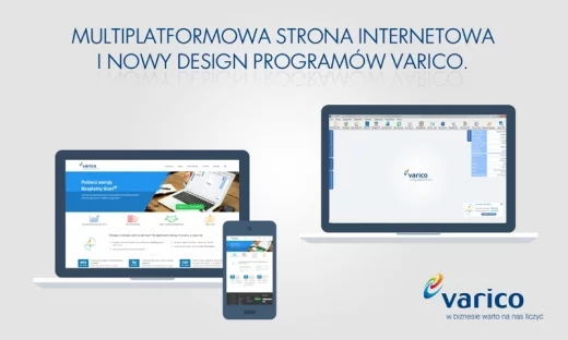 Multiplatformowa strona internetowa i nowy design programów Varico