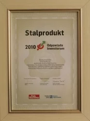 Stalprodukt S.A. ODPOWIADA INWESTOROM