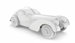 Bugatti 57 S.C. - rendering wykonany w programie KeyShot Fot. 3D MASTER