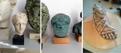 Artefakty - zabytki starożytnej Grecji. Archiwizacja zbiorów muzealnych.