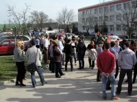 Ewakuacja biurowca firmy ROCKWOOL w Cigacicach - ćwiczenia