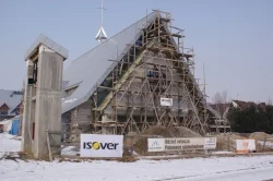 Kościół pasywny w Nowym Targu - w trakcie budowy ISOVER