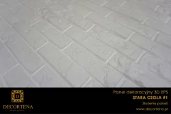 Styropianowe panele ścienne 3D marki DECORTENA - Stara cegła