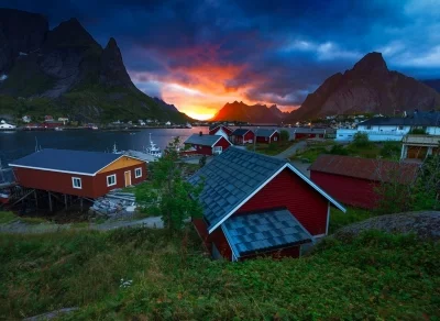 Rybackie domki - Norwegia