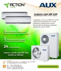 Systemy mini VRF AUX, Action Energy