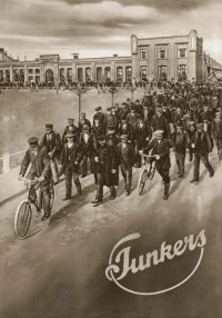 Gazowe kotły grzewcze Junkers były produkowane od 1912 roku w tej fabryce, w Dessau. Zdjęcie z ok. 1913 roku. (Źródło: Junkers) Fot.: Junkers
