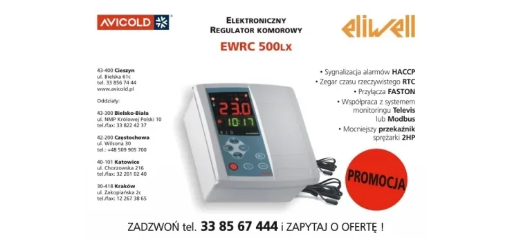 Regulator temperatury Eliwell EWRC 500LX