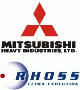 Szkolenia dla Instalatorów i Projektantów 2016, logo  Mitsubishi Heavy Industries, Rhoss,