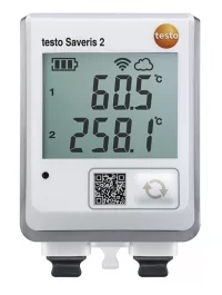 Przykładowy dobór czujnika i rejestratora do badania temperatury w przewodach rurowych instalacji chłodniczej: Rejestrator Saveris 2-T3