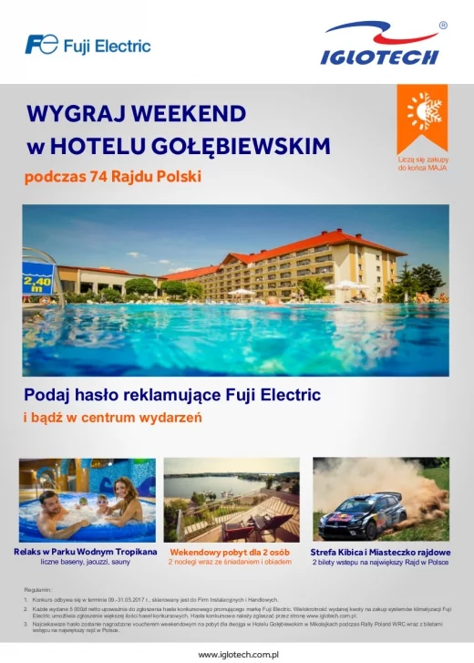 Wygraj weekend w Hotelu Gołębiewskim podczas 74 Rajdu Polski