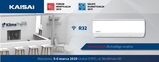 KAISAI wśród wystawców Forum Wentylacja – Salon Klimatyzacja 2019