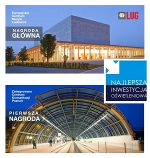 Nagrody dla LUG za projekty oświetleniowe w Lusławicach i Poznaniu