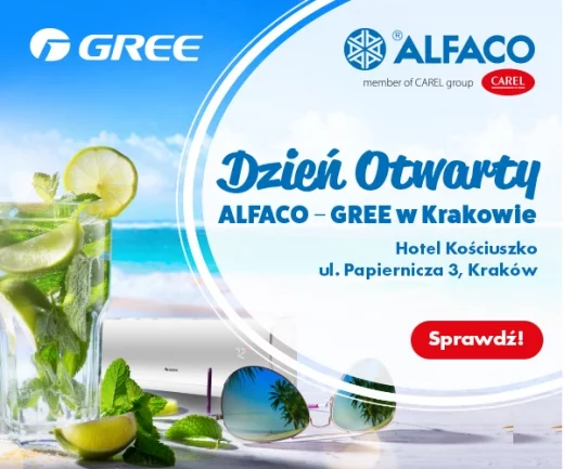 Zapraszamy na Dzień Otwarty Alfaco - Gree do Krakowa!