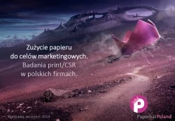 Raport Paperhat Poland - zużycie papieru do celów marketingowych