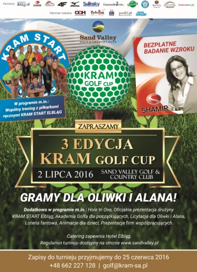 KRAM GOLF CUP – charytatywny turniej golfa branży opakowań
