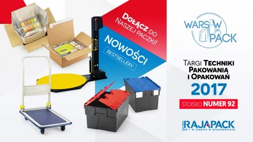 RAJAPACK zaprasza na Targi Techniki Pakowania i Opakowań WARSAW PACK 2017