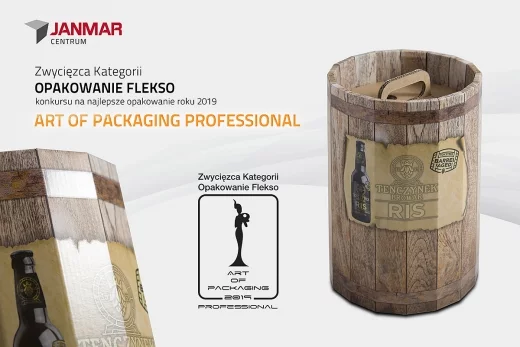 Janmar Centrum zwycięzcą kategorii Opakowanie Flekso w konkursie Art of Packaging 2019