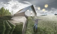 1 miejsce - projekt Ground House Michała Bali, Emila Pytlika i Adama Czyż
