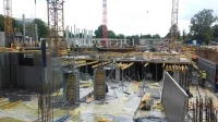 Budowa Business Garden Warszawa wychodzi z ziemi
