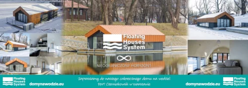 Dni otwarte w pierwszym w Warszawie Domu Na Wodzie Fot. Floating Houses System