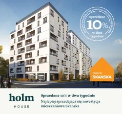 Holm House – 10 proc. sprzedaży w dwa tygodnie! Najlepiej sprzedająca się inwestycja mieszkaniowa Skanska