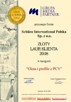 Okna i profile z PCV - Złoty Laur   Fot. Schüco