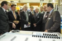 fot.: Duże zainteresowanie wzbudziło nowe centrum logistyczno – biurowe Schüco International Polska, powstające w Siestrzeni pod Warszawą