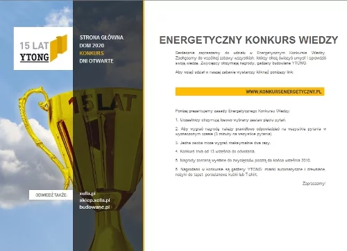 Energetyczny Konkurs Wiedzy Xella Polska