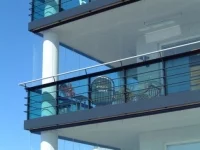 Zabudowa balkonów narożnych w systemie Lumon, Schüco