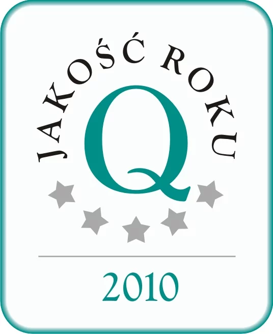 Jakość Roku 2010 logo - plakietka