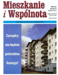 Okładka Mieszkanie i Wspólnota 03/2012