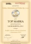 TOP MARKA 2012 dla Schüco