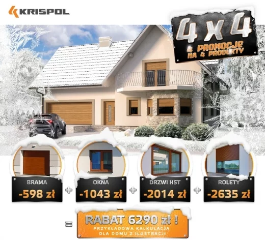 KRISPOL uruchamia napęd 4x4 czyli 4 promocje na 4 produkty