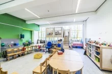 Przedszkole De Springplank w Holandii, Sufity akustyczne Ecophon jeszcze nigdy nie były tak ekologiczne, Sufit akustyczny Ecophon Focus Ds