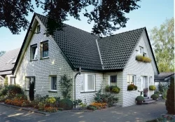 Dom z elewacją z cegły klienkierowej Fot. Röben