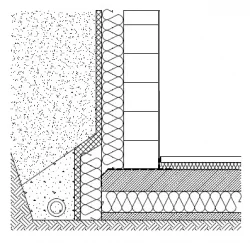 Rys. 2- przykład projektowania istotnych elementów budynku bez mostków cieplnych.