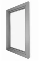 Okno PCV z nakładką aluminiową model KF410, Fot. Internorm