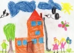 Domy malowane dziecięcą wyobraźnią