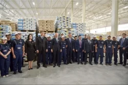 Prezydent Andrzej Duda w najnowocześniejszej fabryce Selena Insulations w Kazachstanie
