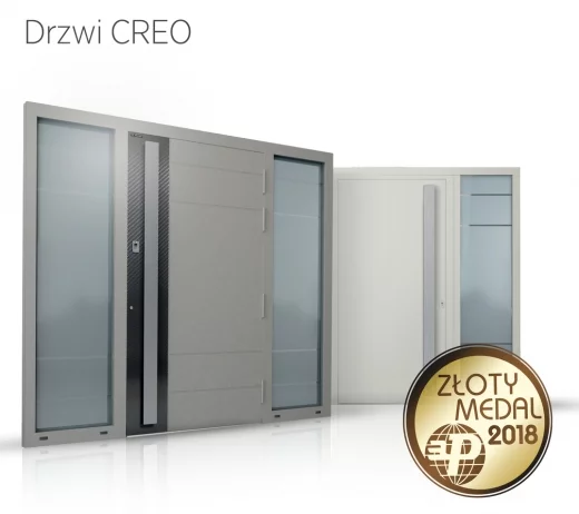 Aluminiowe drzwi zewnętrzne CREO Wiśniowski