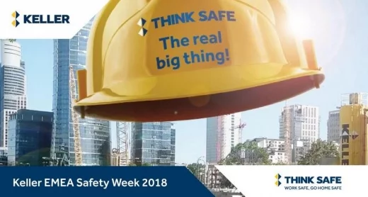 Keller EMEA Safety Week 2018 Opublikowano: 17 lipiec 2018 Ubiegły tydzień w Keller Polska upłynął pod hasłem Tygodnia Bezpieczeństwa/Safety Week, więc słowo bezpieczeństwo będziemy powtarzać celowo. Bezpieczeństwo pracy, ochrona środowiska oraz zrównoważony rozwój są wpisane w strategię firmy Keller i odgrywają kluczową rolę w globalnej wizji bezpieczeństwa.  W tym czasie odbyliśmy szereg wykładów i spotkań z naszymi Pracownikami na budowach i w biurach, dodatkowo promując to co w Keller Polska jest najważniejsze na co dzień, czyli bycie odpowiedzialnym za kształtowanie naszego środowiska pracy.  Rozmawialiśmy między innymi o bezpieczeństwie na platformach roboczych, strefach niebezpiecznych pracy maszyn, pracy na wysokościach, poślizgnięciach i upadkach, bezpieczeństwie w ruchu drogowym czy redukcji zużycia energii.  Każdy kto z nami pracuje wie, że bezpieczna, odpowiedzialna praca i bezpieczny powrót do domu to dla nas wartości priorytetowe.  THINK SAFE – WORK SAFE – GO HOME SAFE!  MYŚL O BEZPIECZEŃSTWIE – BEZPIECZNIE PRACUJ – WRACAJ BEZPIECZNIE DO DOMU!