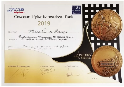 Brązowy medal na paryskich targach wynalazków Concours Lepine 2019 PRO-SERVICE