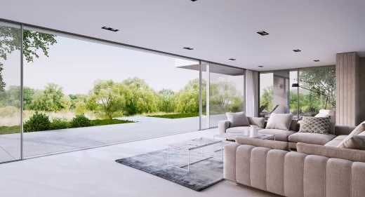 Panoramiczny widok w Twoim salonie – nowy system okienno-drzwiowy MB-SKYLINE od Aluprof