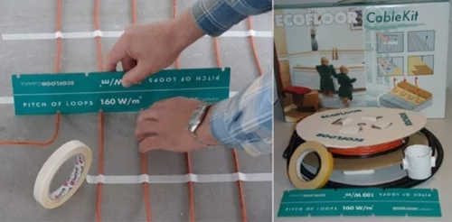 Ecofloor SET zestawy kabla do ogrzewania podłogowego