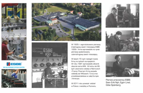 ESBE  - produkuje w Szwecji już 109 lat.