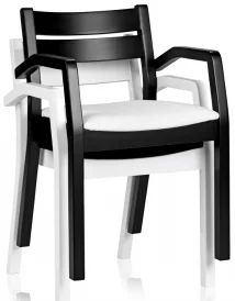 Nowoczesne krzesła Has1 i Has2 w prowadzono do oferty dzięki inwestycji w nowoczesne maszyny sterowane numerycznie do obróbki elementów z drewna litego, Halex