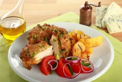 Kurczak z serową „panierką” Knorr